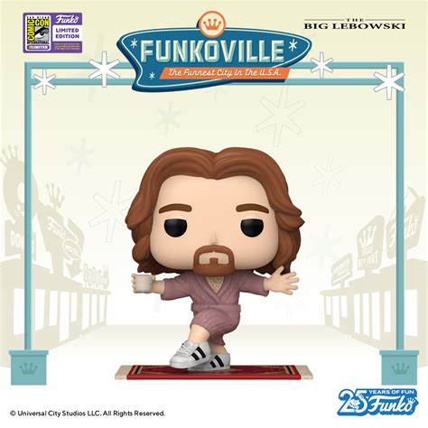 Sdcc The Big Lebowski The Dude In Robe Funko Pop Exclusive