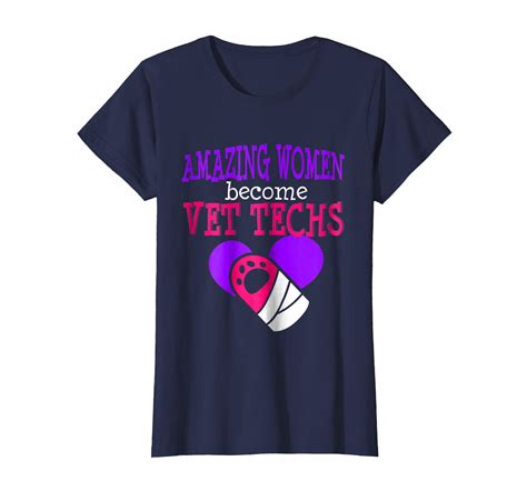 Vet Tech Women T Shirt Veterinary Technician Graduation T