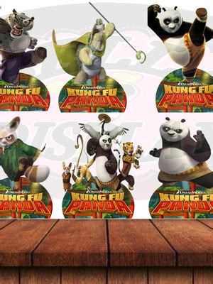 Kung Fu Panda Displays Kit 10 Pecas Compre Produtos