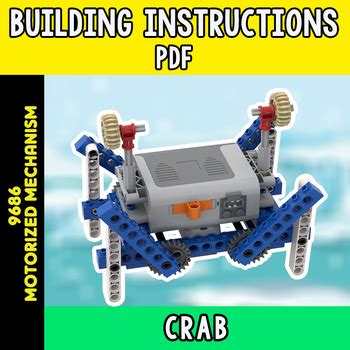 Crab BUILDING INSTRUCTIONS - LEGO 9686 MOTORIZED MECHANISM | TPT