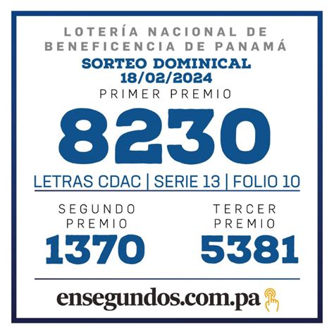 Resultados Del Sorteo De La Lnb De Febrero De En Segundos Panama