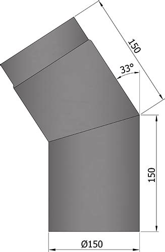 Ofenrohr Bogen Starr Dn Mm Schwarz Kaufen Ofen De