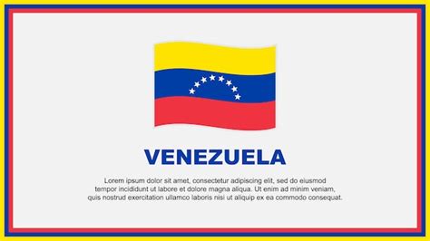 Premium Vector | Venezuela flag abstract background design template venezuela independence day ...