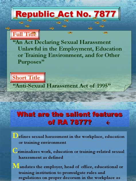 Ra 7877 Pdf Sexual Harassment Harassment