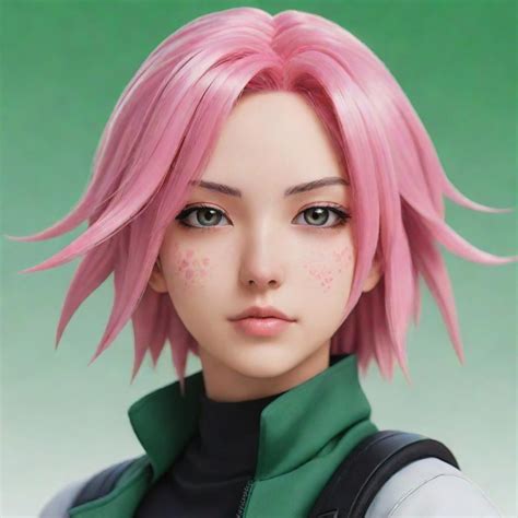 Sakura Haruno Reborn Anime Art Style Mashup