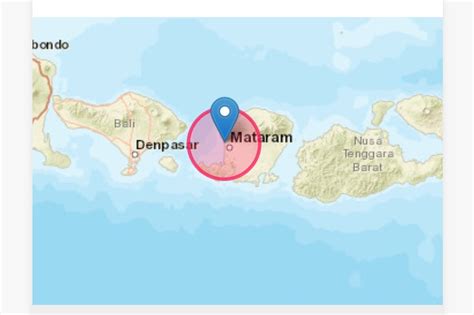 Titik Lokasi Pusat Gempa Lombok Hari Ini Oktober Diguncang