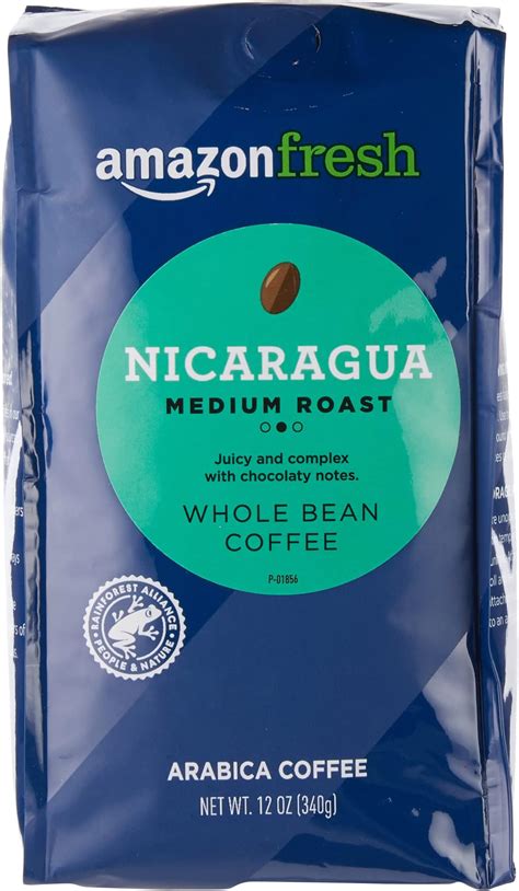 Amazon Amazon Fresh Direct Trade Nicaragua Whole Bean Coffee