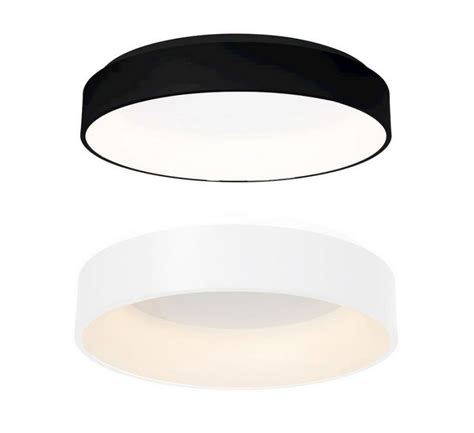 Lampa Sufitowa Plafon OHIO LED 45cm WHITE BLACK Milagro ML232 ML3832