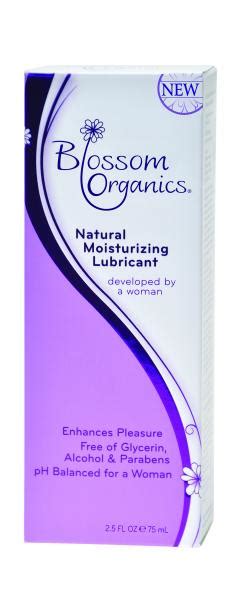 Blossom Organics Natural Moisturizing Lubricant 2 5oz On Midnight