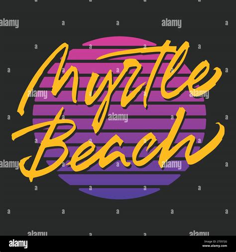 Myrtle Beach logo design Stock Vector Image & Art - Alamy