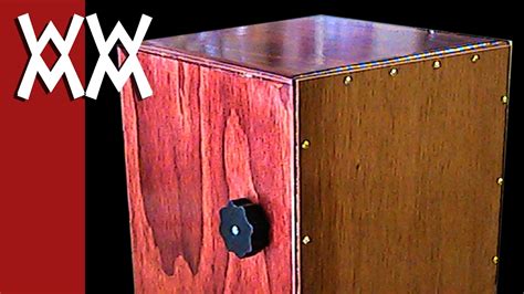 How To Build A Cajon Drum Box Youtube