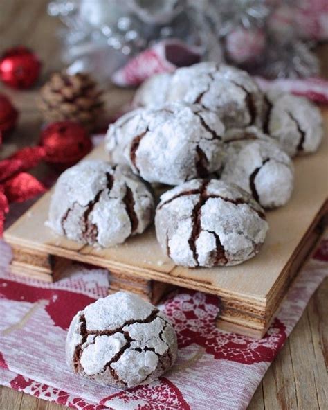 Chocolate Crinkles Cookies Ovvero I Biscotti Crepati Natalizi Che