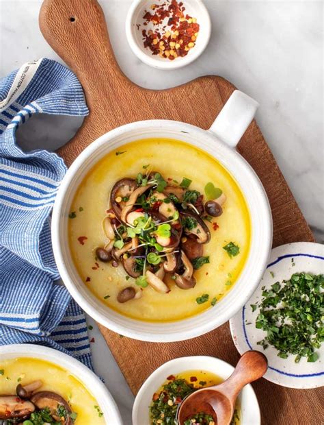 Creamy Mushroom Polenta Recipe Love And Lemons