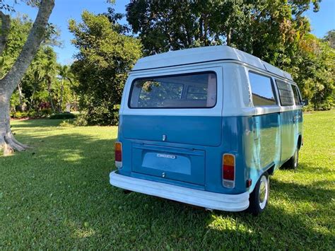 Volkswagen Transporter Van Blue Rwd Manual Camper For Sale