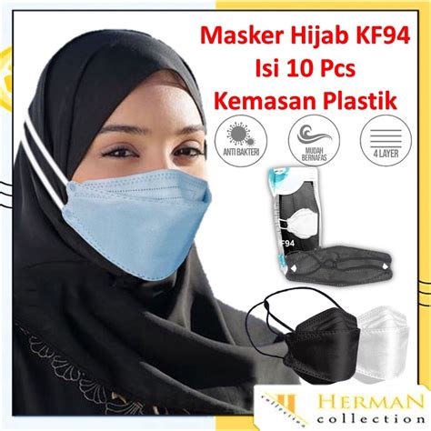 Jual Hc Masker Kf Hijab Kemasan Plastik Ply Isi Pcs Protective