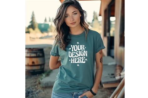 Comfort Colors T Shirt Mockup Graphic By Mockup Infinity · Creative Fabrica