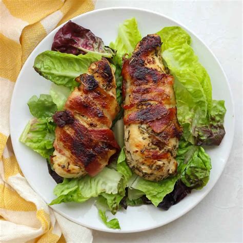 Bacon Wrapped Chicken - in the oven or on the stove [Dairy & Gluten free]