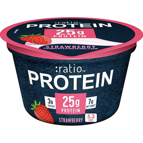 Ratio Protein Strawberry Yogurt Cultured Dairy Snack Cup