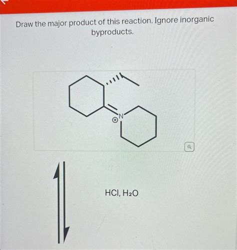 [solved] Draw The Major Product Of This Reaction Ignore I