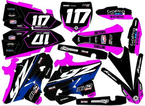 Kit déco Semi perso YAMAHA YZ 125 250 2002 à 2023 Rd2shop