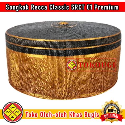 Kopiah Atauu Songkok Recca Bone Bahan Tembaga Khas Bugis Makassar Type