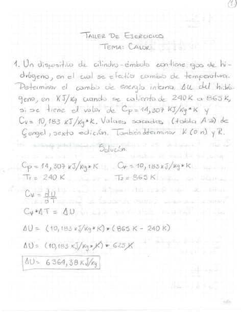 PDF Ejercicios Termodinámica Taller Calor DOKUMEN TIPS