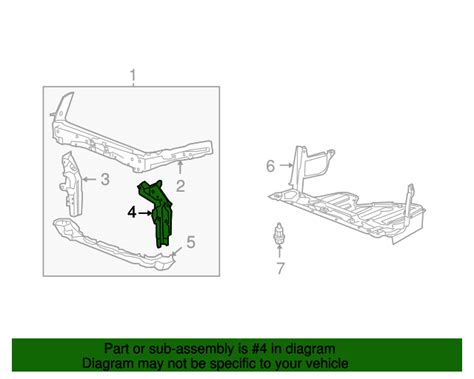 Honda Stay Set L Front Bulkhead Side Ta A Zz Honda