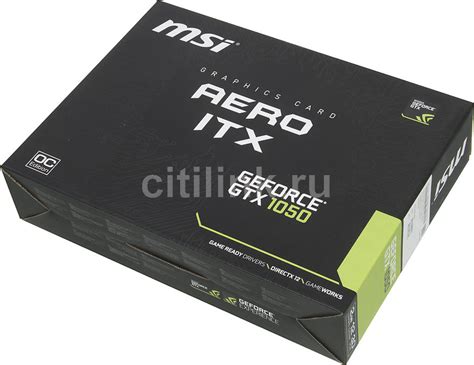 Характеристики Видеокарта MSI NVIDIA GeForce GTX 1050, GeForce GTX 1050 ...