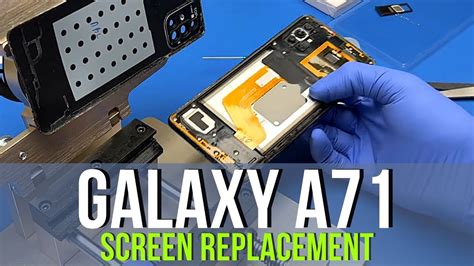 Samsung Galaxy A71 Screendisplay Replacement At Phone Fix Craft Youtube