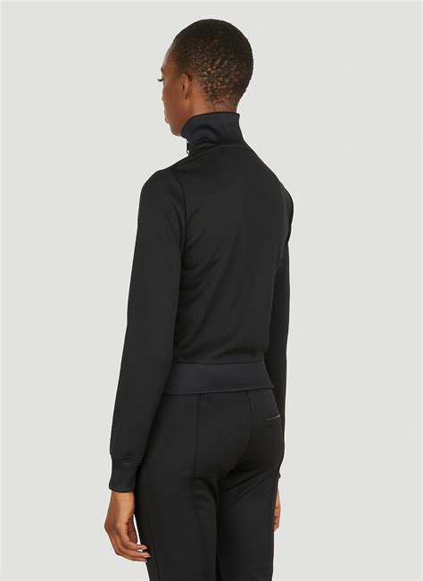 Interlock Track Jacket In Black Courreges