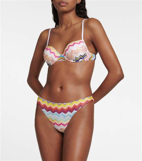 Missoni Mare Striped Lam Knit Bikini Missoni Mare