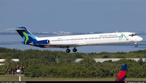 N Wa World Atlantic Airlines Mcdonnell Douglas Md Dc Photo