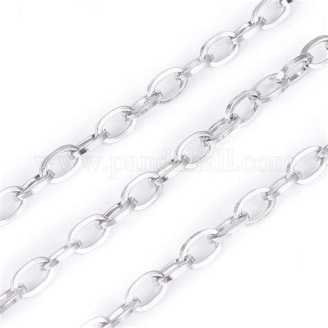 Wholesale Tarnish Resistant Stainless Steel Cable Chains