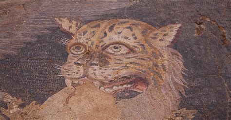 Detail Dionysos Mosaic Delos Illustration World History Encyclopedia