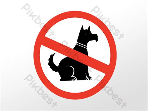 Drawing Warning Sign Prohibiting Pets From Entering Illustration PNG Images | PSD Free Download ...