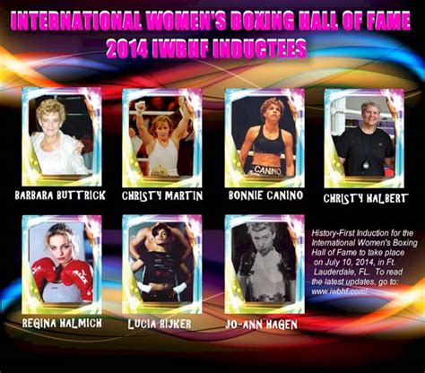 The International Women’s Boxing Hall of Fame Announces the 2014 ...