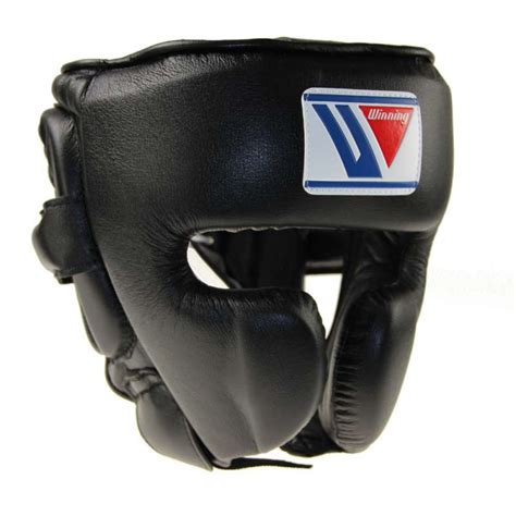 Winning Cheek Protector Headgear - Black – WJapan Boxing