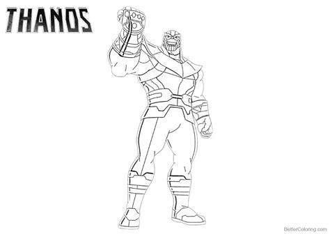 Thanos Coloring Pages - Free Printable Coloring Pages