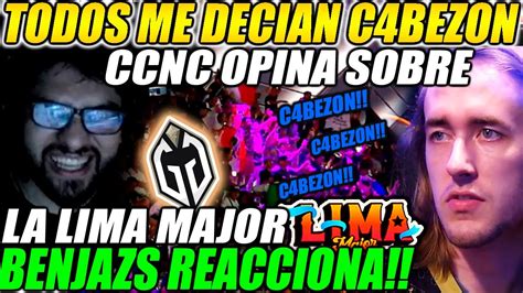 BENJAZ REACCIONA A LA OPINION DE CCNC GANA LA MAJOR Y SE QUEJA AHORA