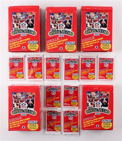 Lot of (5) Boxes of 1989 NFL ProSet Football Cards | Pristine Auction