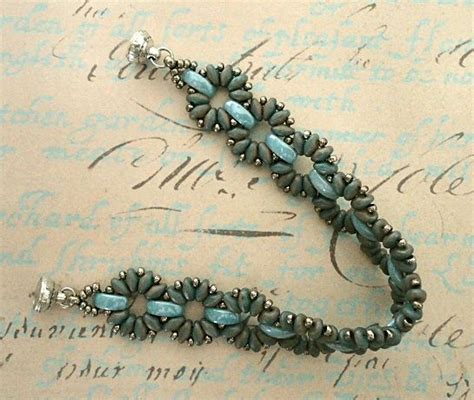 Linda S Crafty Inspirations Bracelet Of The Day Claudia Lumi Blue