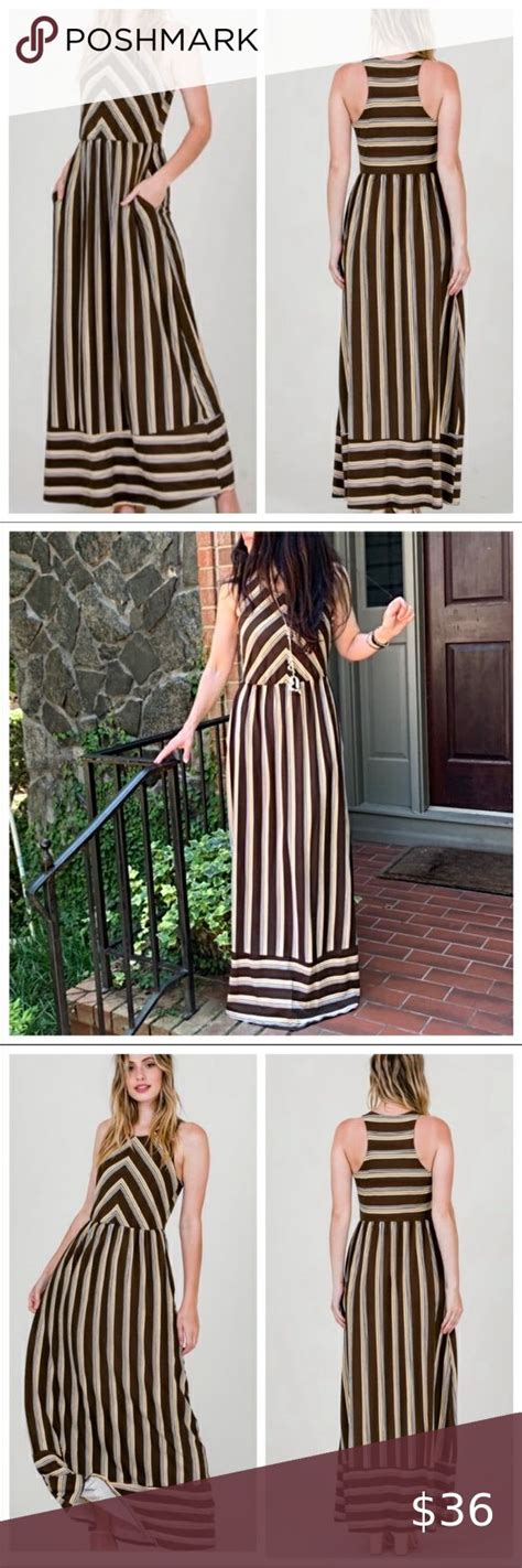 Unique Chic And Gorgeous Multi Striped Maxi Dress Boutique Maxi Dresses Clothes Design