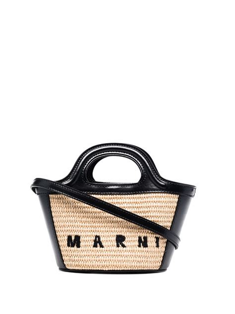 Marni Tropicalia Logo Tote Mini Bag Farfetch