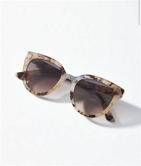 Anthropologie Round Cat Eye Sunglasses Tortoise Women S Fashion Watches And Accessories