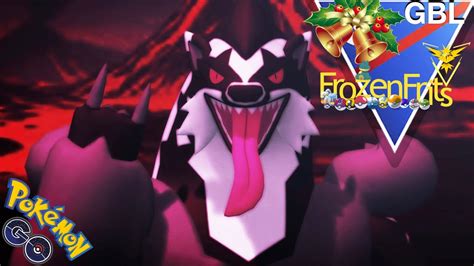 Obstagoon Lead In The Holiday Cup In The Great League Pokémon Go