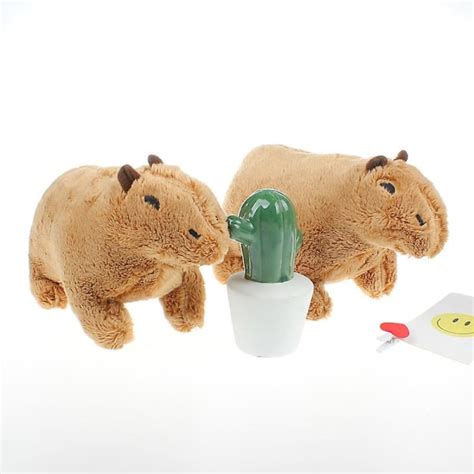 Capybara Rongeur Peluche Jouet Mignon Dessin Animé Animal Poupée b114