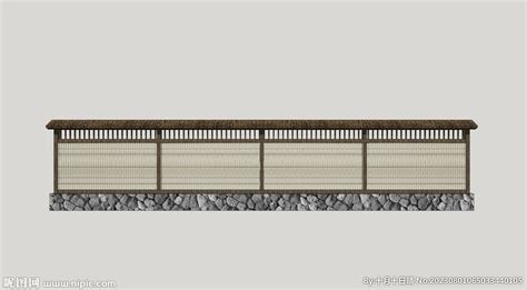 篱笆围墙设计图景观设计环境设计设计图库昵图网