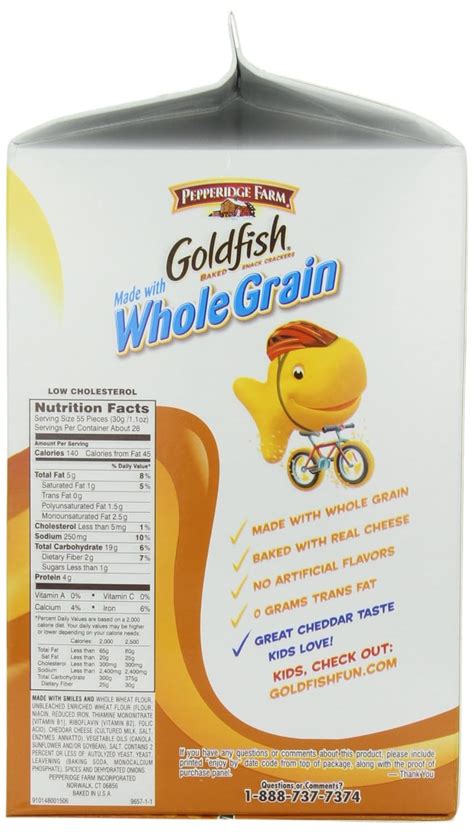 Goldfish Snack Pack Nutrition Facts | Besto Blog