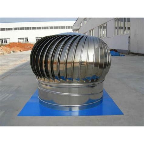 600 Mm Height Rooftop Semi Automatic Stainless Steel Turbo Ventilators