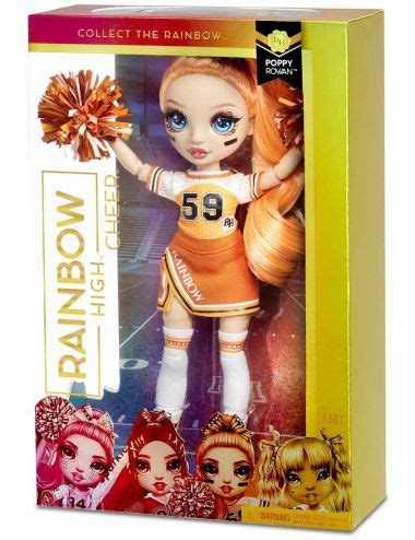 Rainbow High Cheer Doll Poppy Rowan Lalka Cheerleaderka